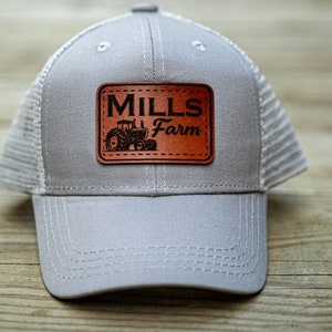 Custom Baby Trucker Hat: Personalized Leather Patch Snapback