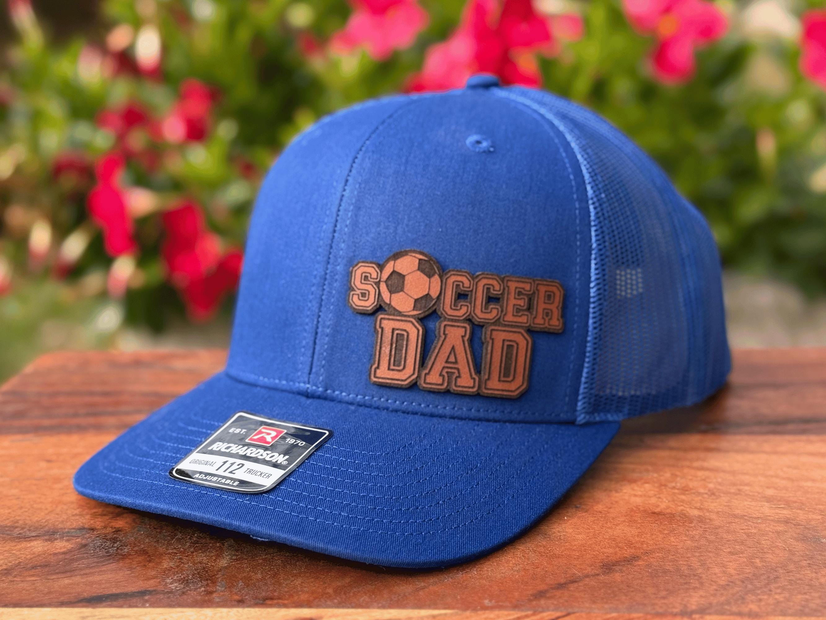 Soccer Dad Dad Richardson 112 Hat With Leather Patch, Baseball Hat