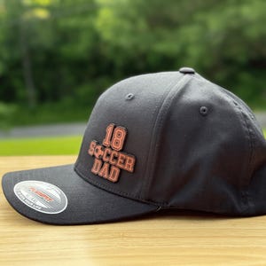 Custom Logo Leather Patch Flexfit 6277 Hat