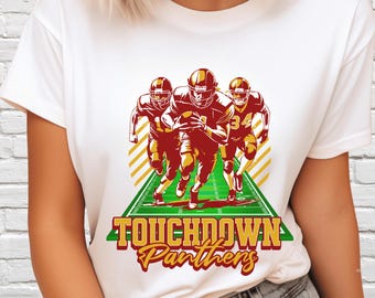 Dzień meczu Panthers PNG: Projekt ducha szkoły futbolu (pobranie cyfrowe)