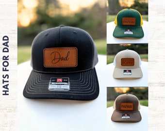 Custom Hat for Dad Gift for Daddy Trucker Hat Personalized Father's Day Gift Richardson 112 Hat for Best Papaw Hat for Birthday Gift Idea