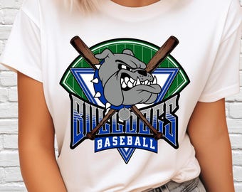Download digitale Mascotte di baseball dei Bulldogs PNG, Mascotte dei Bulldogs JPEG, Grafica della squadra preferita, Giornata di gioco con spirito scolastico PNG per l'allenatore