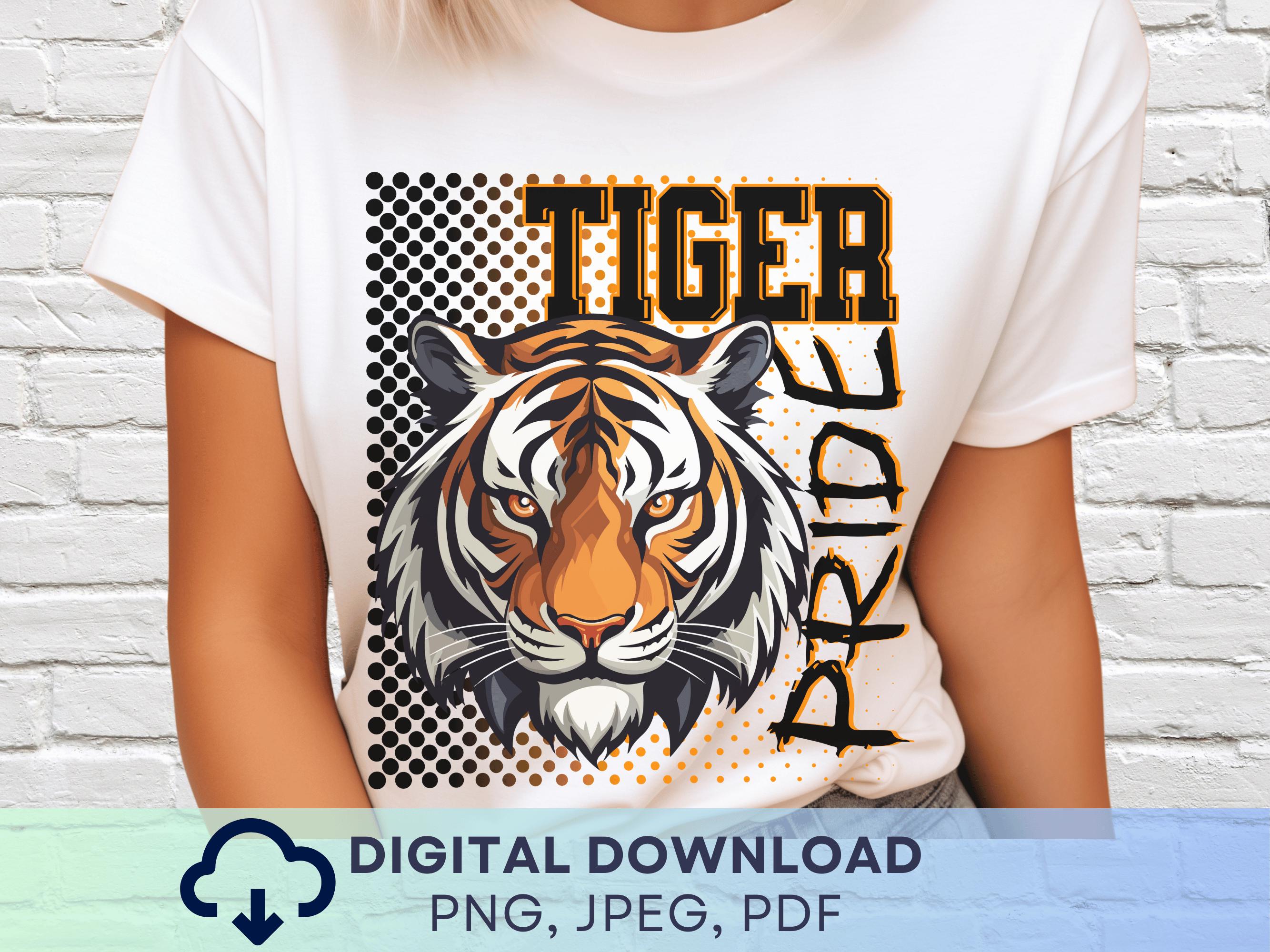 Digital Download Tiger Pride PNG, Tigers Mascot JPEG, Favorite Team Graphic, School Spirit Game Day PNG for Teacher
