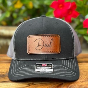 Custom Hat for Dad Gift for Daddy Trucker Hat Personalized Father&#39;s Day Gift Richardson 112 Hat for Best Papaw Hat for Birthday Gift Idea