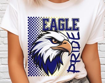 Download digitale Eagle Pride PNG, mascotte Eagles JPEG, grafica della squadra preferita, giornata di gioco dello spirito scolastico PNG per insegnanti