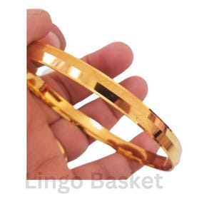 Handmade Kada /Brass material/Golden Colour kada/Bracelet.