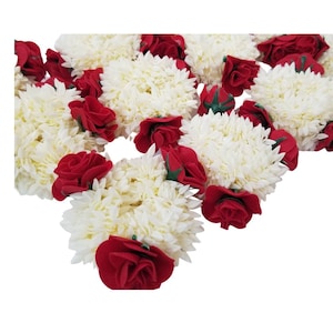 Artificial Gajra, indian Scrunchie Elastic Gajra Ideal For Wedding, Hand Bracelet, Hair Accessory/Jewelry