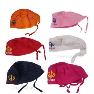 Patka Set / Geschenk für Sikh / Head / Cover Head Patka 6er Pack