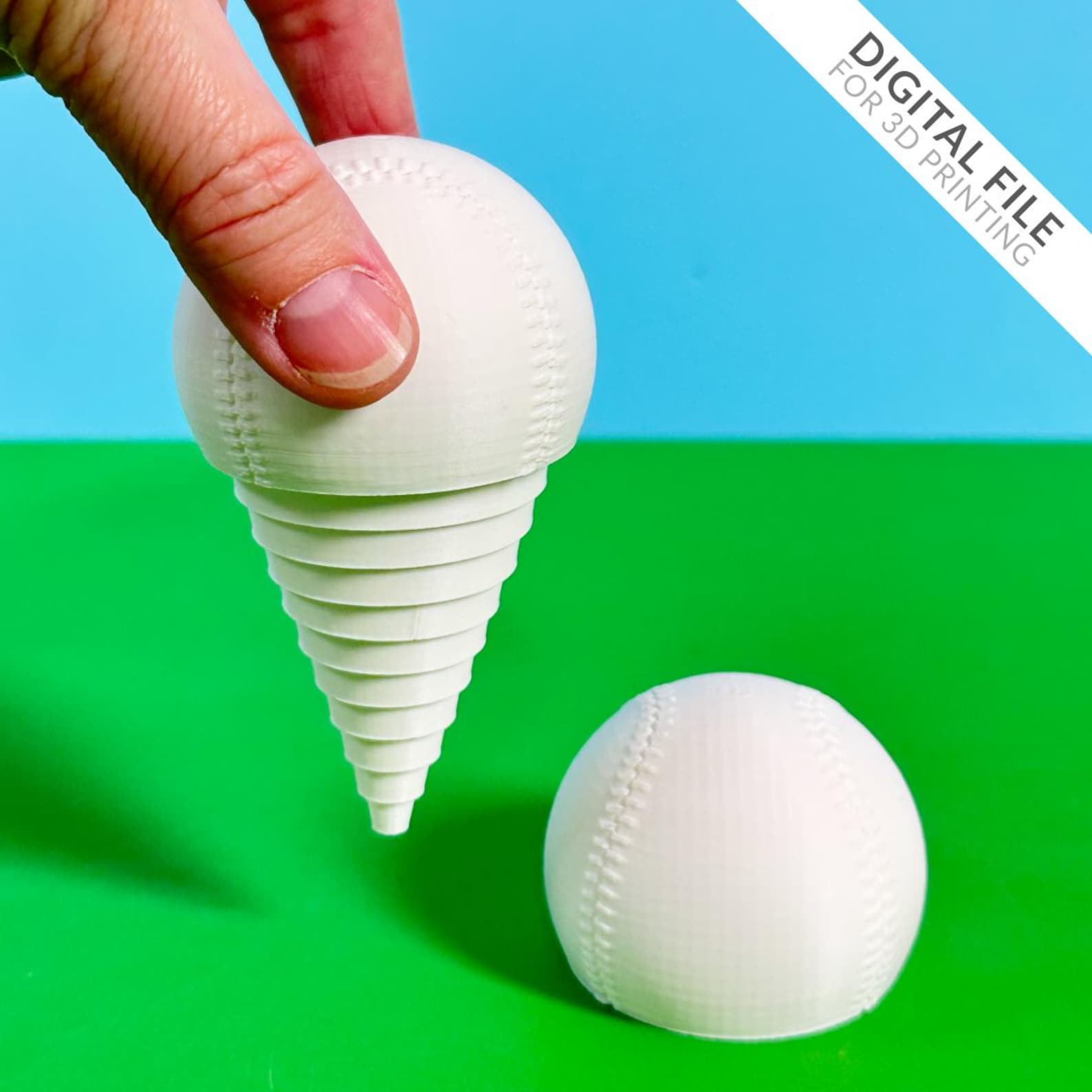 Baseball Layered Fidget - STL File for 3D Printing - Etsy