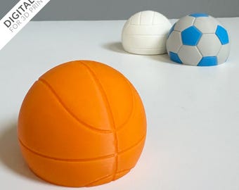 Basketball Layered Fidget: STL-bestand voor 3D-printen