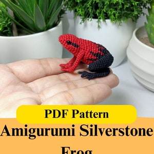 Crochet Frog Pattern Amigurumi Printable PDF Download Crochet Guide