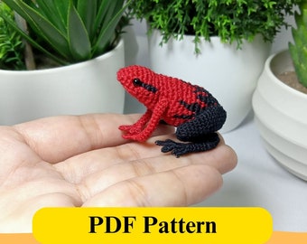 Crochet Frog Pattern Amigurumi Printable PDF Download Crochet Guide