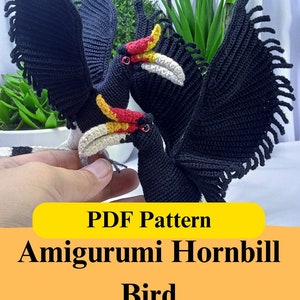 Vogel Häkelanleitung, Amigurumi Printable PDF Download, Häkelanleitung