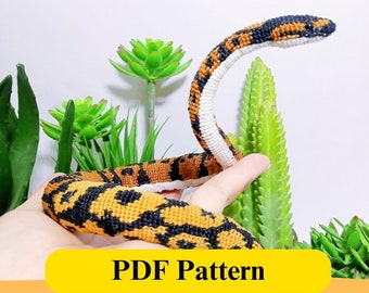 Crochet Snake Pattern Amigurumi Printable PDF Download Crochet Guide
