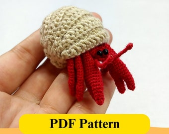 Crochet Crab Pattern Amigurumi Printable PDF Download Crochet Guide