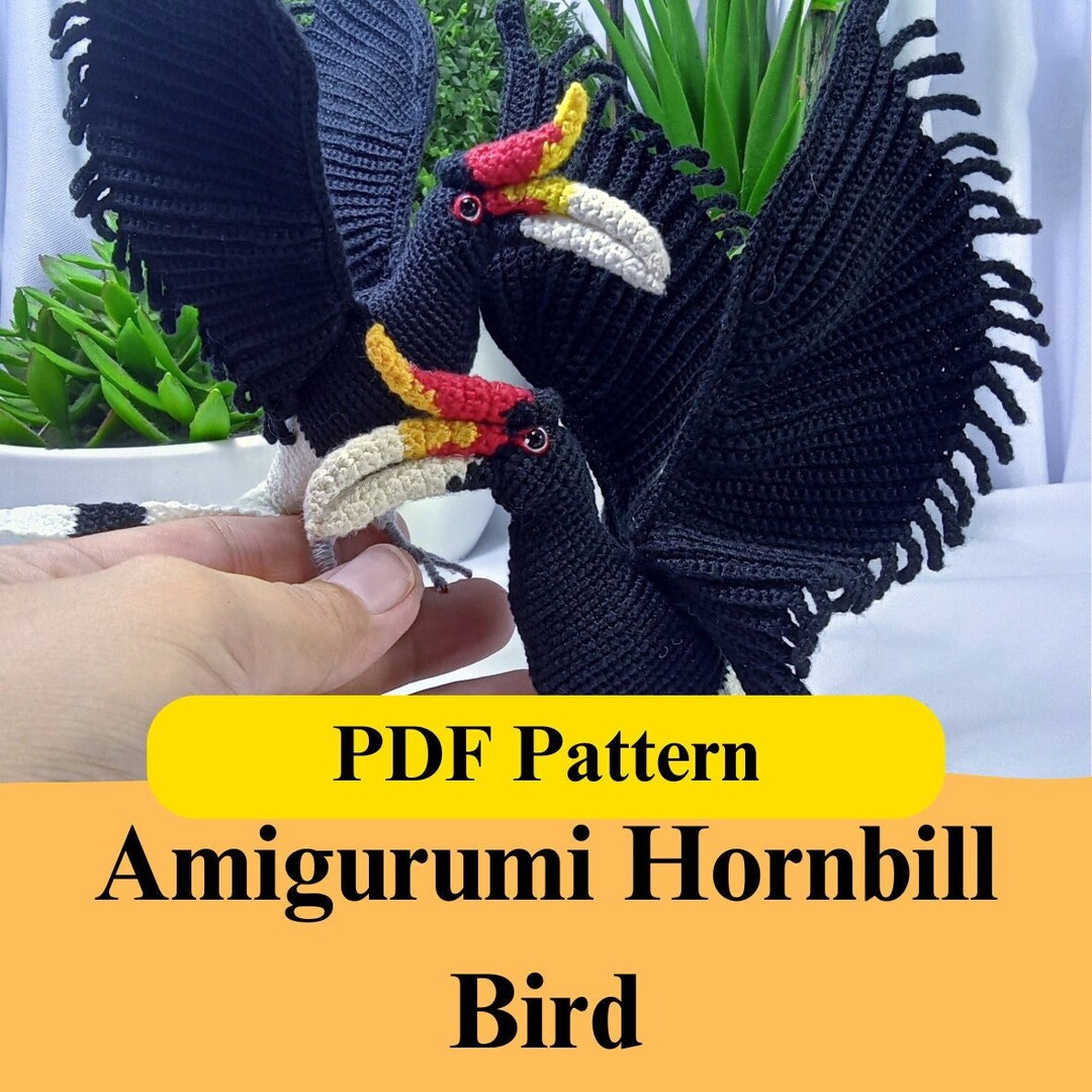 Crochet Bird Pattern Amigurumi Printable PDF Download Crochet Guide - Etsy