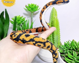 Ball Python Snake Crochet Pattern, Stuffed Animal Pattern, PDF Download, Crochet Ball Python Snake Pattern, Crochet Plush