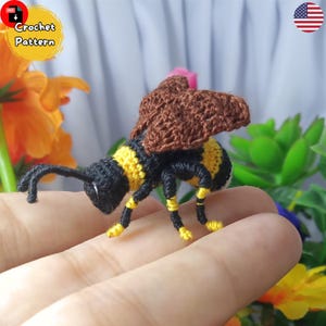Bumble Bee Crochet Pattern, Stuffed Animal Pattern, PDF Download, Crochet Bumble Bee Pattern, Crochet Plush