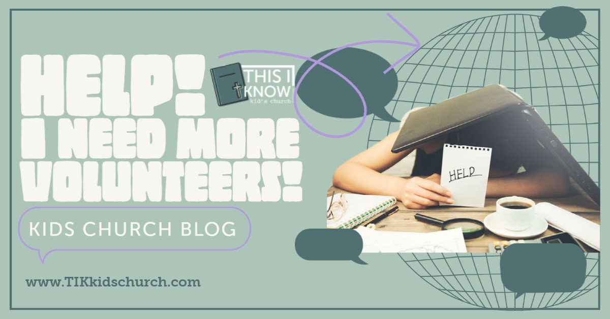 Volunteer FAQ Worksheet More Kids Church Helpers Children's Ministry