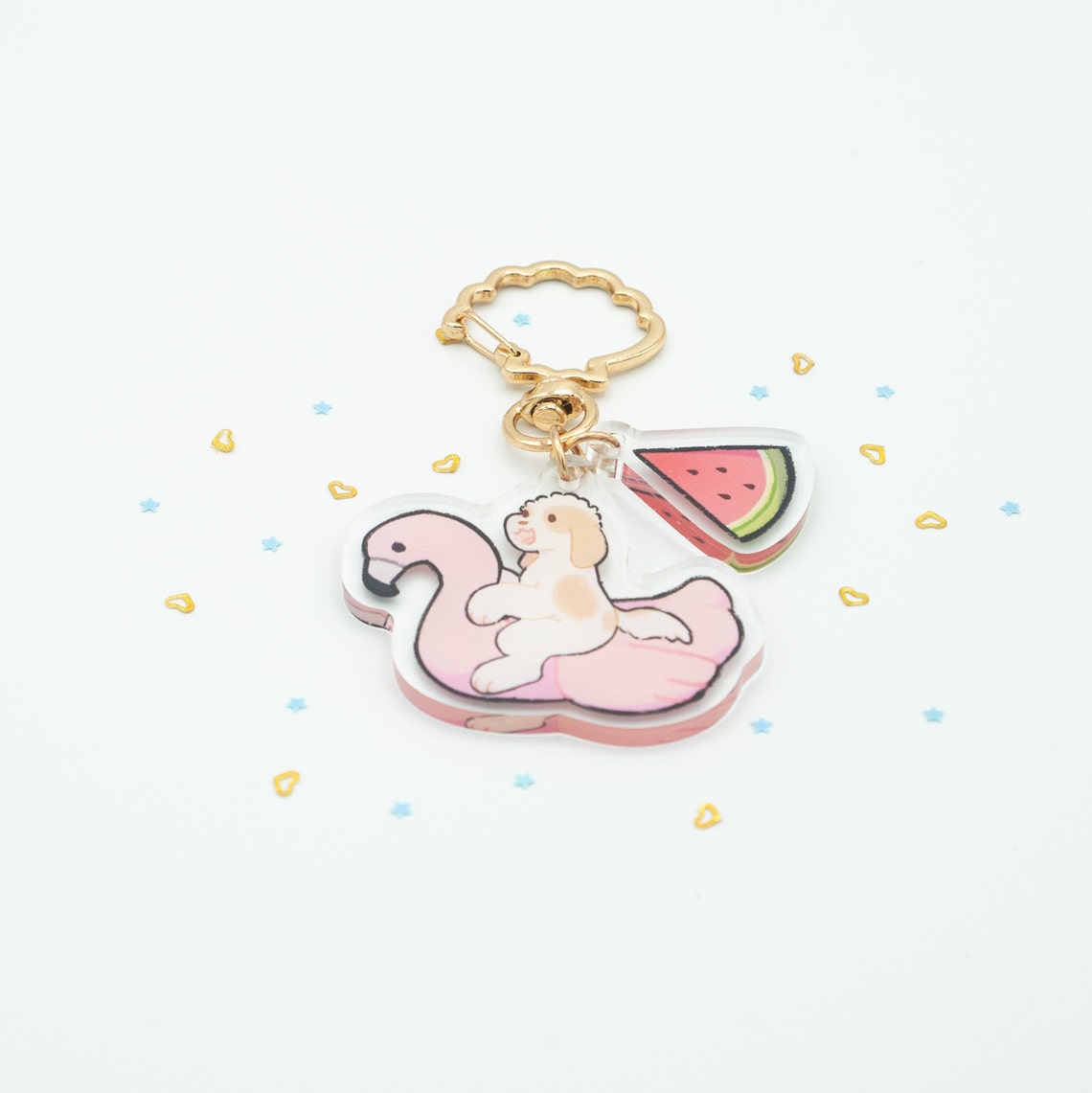 Snickers In Pool Snickers’ Pool Party Float, Shell Clasp, Lightweight - Etsy