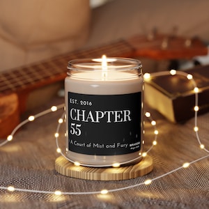 Funny Acotar Candle, Acotar fan gift, acomaf, A court of thorns and roses merch, Velaris Candle, Book Lover Candle, Literary Book Candle