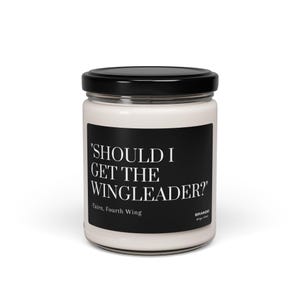 Xaden Riorson Candle, Xaden Riorson Wingleader, Shadow Daddy, Fourth Wing Candle, Gift for Book Lovers, Fourth Wing Merch, Violet Sorrengail