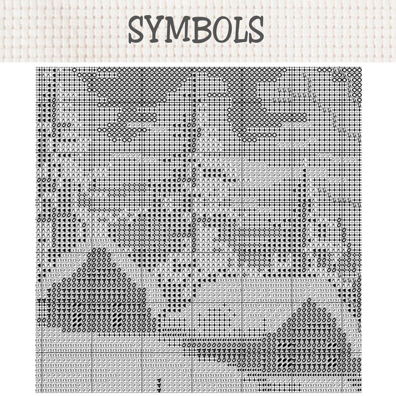 Korsstygnsmönster för vinter, snöig tallskog, digital PDF-nedladdning, naturlandskap xStitch bild 7