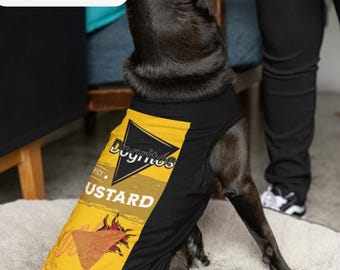 Dog Halloween Costume - Dogrito Spicy Mustard Chips Tank Shirt for Pets Perfect Halloween Pet Outfit Dog Costume Tank Shirt