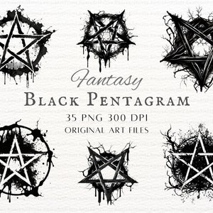 Pentagramm PNG 35 Teile | Pentagramm Clipart | Pentagramm PNG | Pentagramm PNG | Witchy Schilder Clipart | Witchy Zeichen Png | Hexen-Pentagramm