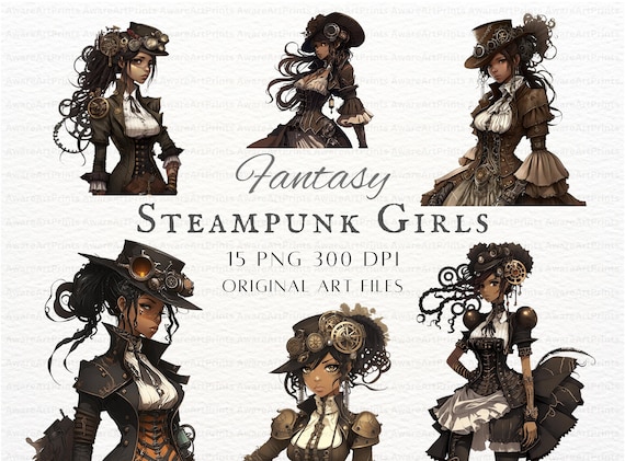 ArtStation 200 Female Steampunk Anime (Full Body) Reference, 48% OFF