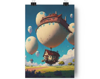 アートポスター アンディ・ウォーホル Hot Air Balloon Andy Warhol 