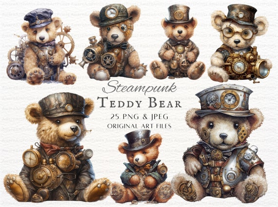 Steampunk teddy bear discount