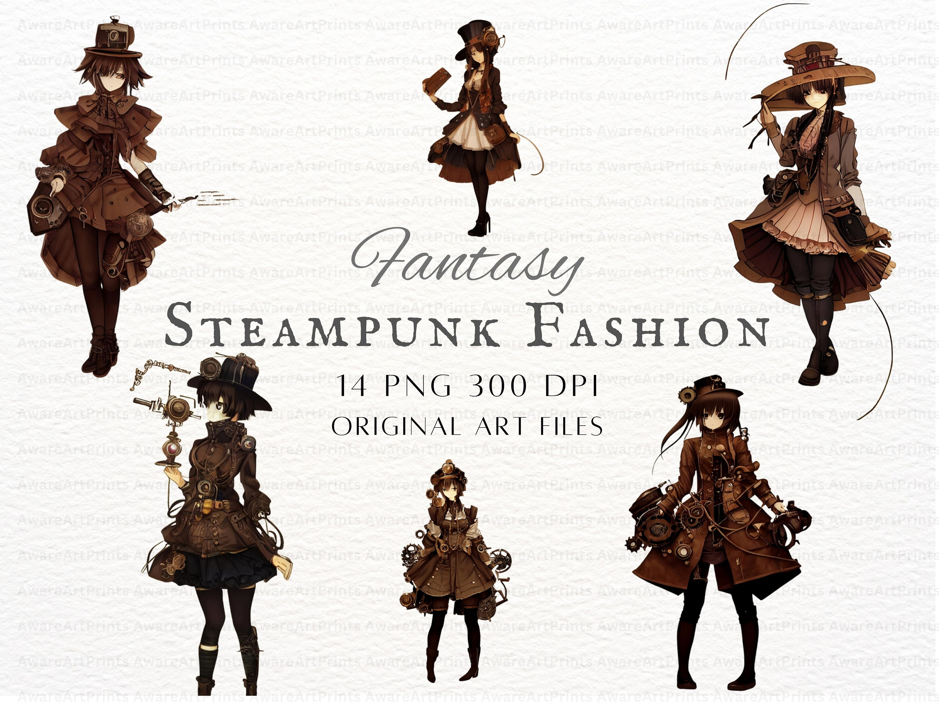 Steampunk fashion png images