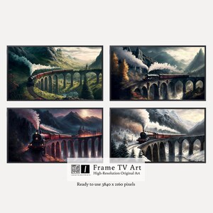 Samsung Frame TV Bundle Fantasy Art Painting | Art for TV Frame | Potter Samsung Frame | Wizard School Samsung TV Frame | Digital Download