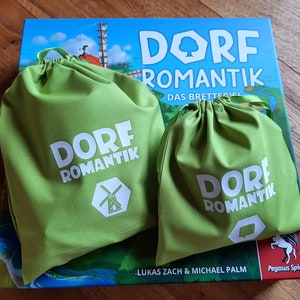 Juego de bolsas para Dorfromantik - accesorios para juegos de mesa