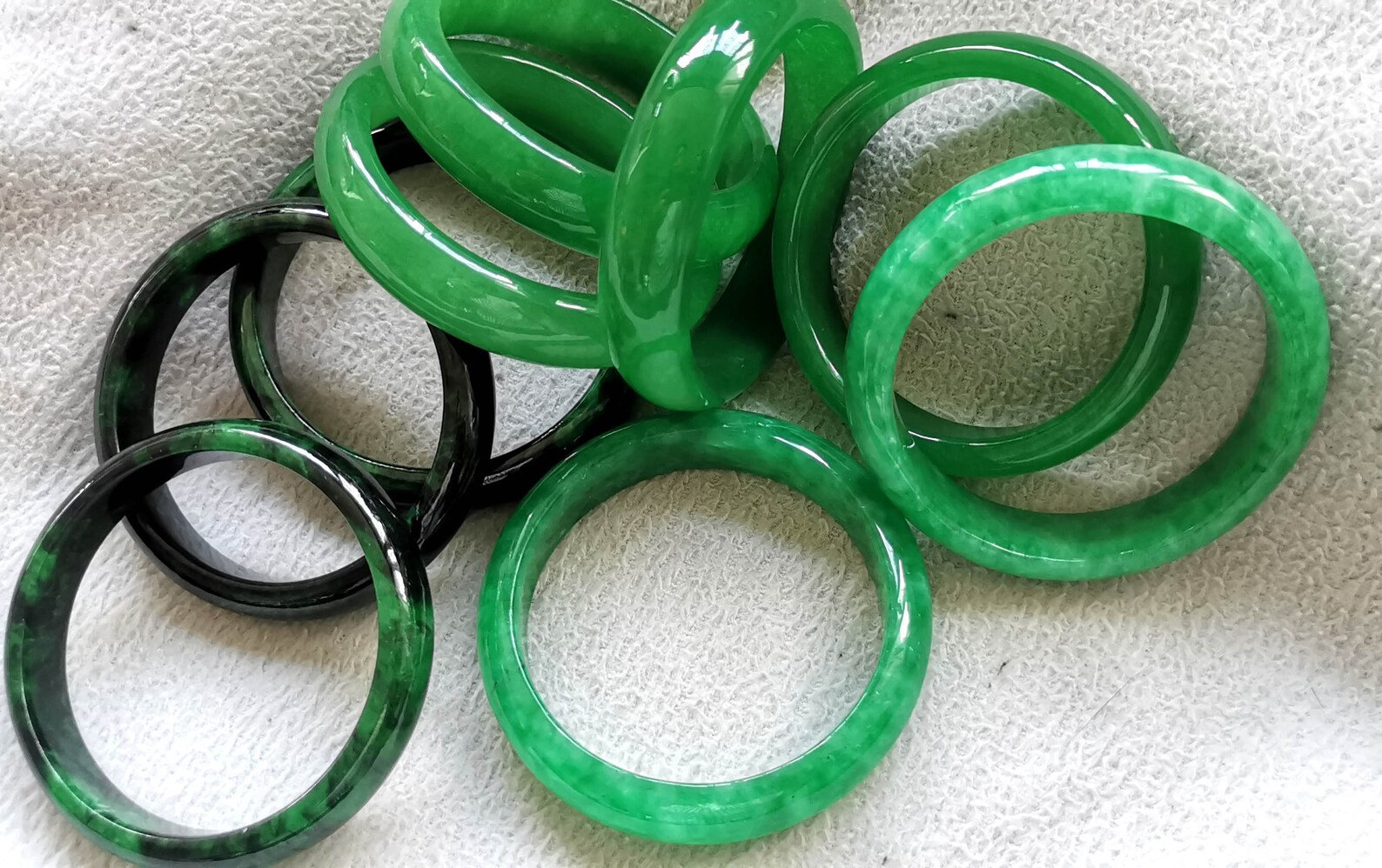 5470mm Large Emeral Green Jade Jadeite Bangle Medium Etsy Australia