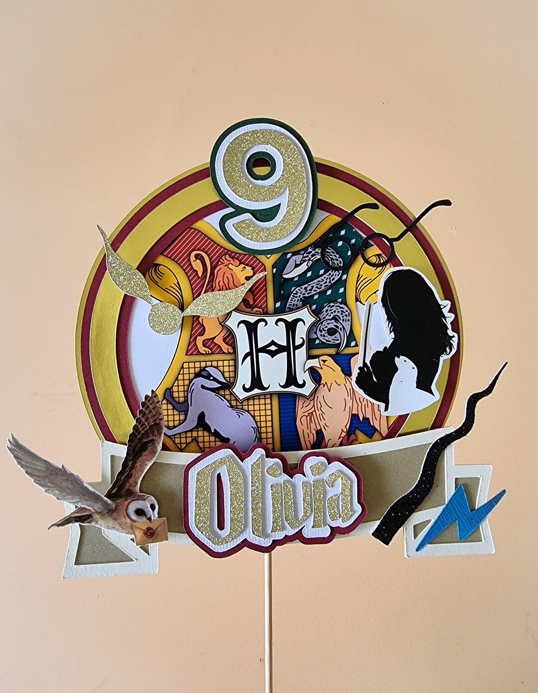 Harry Potter Cake Topper / Harry Potter / Harry Potter Etsy