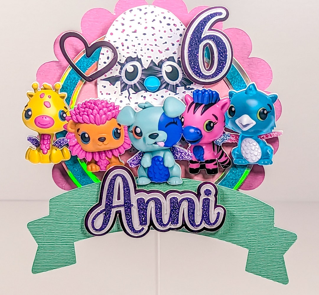Hatchimals Cake Topper/hatchimals/cake Decoration/kids Birthday ...