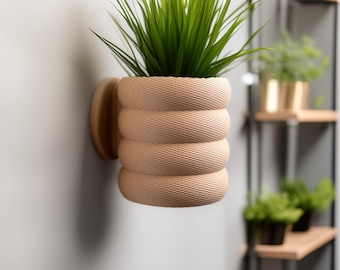 Modern Wall Mounted Planter with Hidden Drip Tray | Weave