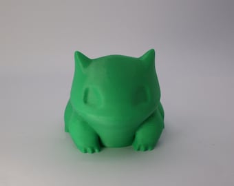 3D プリント | フシギダネ多肉植物プランター | 植物愛好家のためのユニークなポケモン風ホームデコレーション