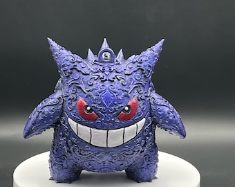 Ornamento per albero di Natale Gengar / Stampato in 3D