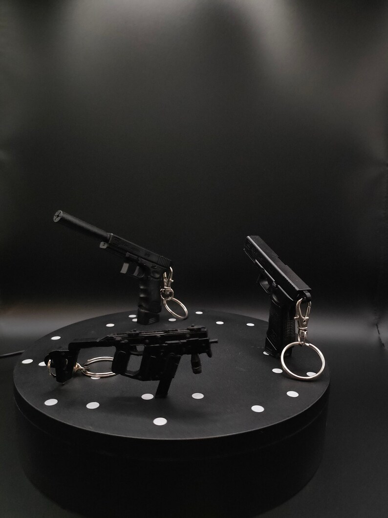 Replica Gun Keychains 3D Printed Etsy UK