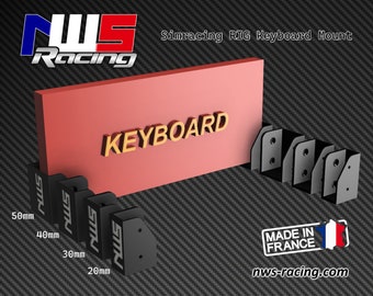 SimRacing RIG Keyboard mount 20 to 50 mm