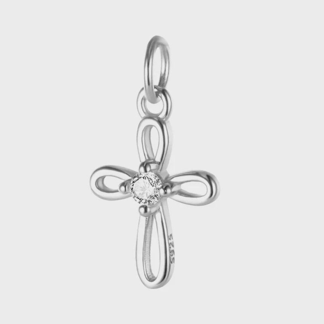Collana con croce e spine argento piccola - John Richmond Collana con croce e spine argento piccola - John Richmond