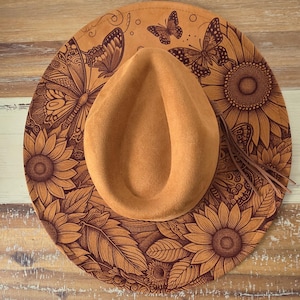 Western Hat Band Sunflower - Etsy display picture 3