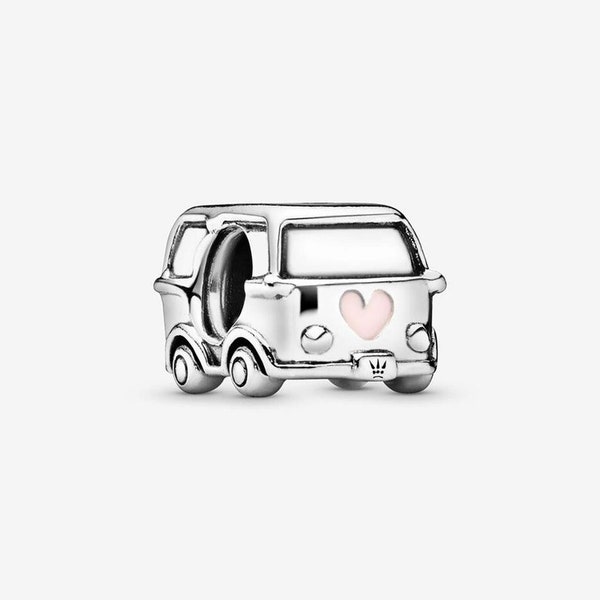 European Peace Volkswagon Van Bead Charm - Spacer For Pandora Style Snake Chain Bracelets - View #6