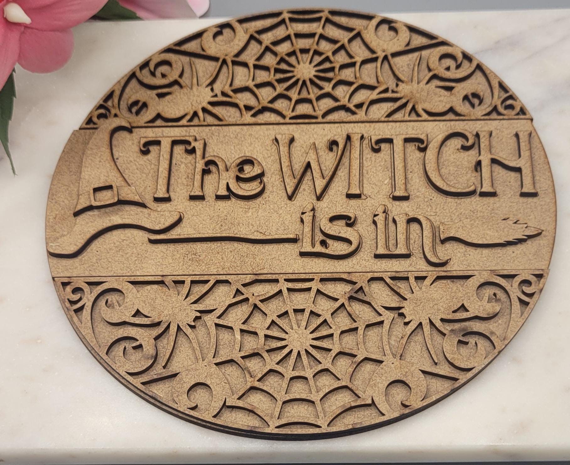 DIY Paint Your Own Halloween DIY Wooden Witches Craft Kit:…