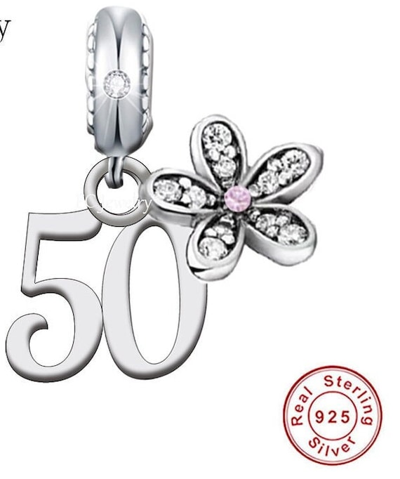 50th Birthday Celebration 925 Sterling Silver 50th Birthday