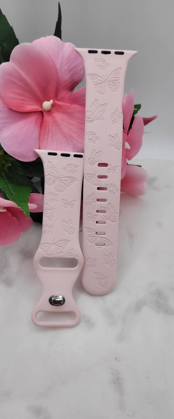 Engraved Butterflies and Rose
