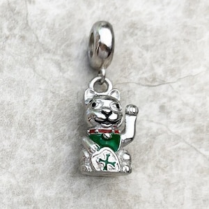 Lucky Cat Charm,Cat Pendant,Lucky Cat Jewelry,Lucky Cat ,Gift,Cute,Lucky Cat Charm,Lucky Cat Jewelry,European style Bracelets